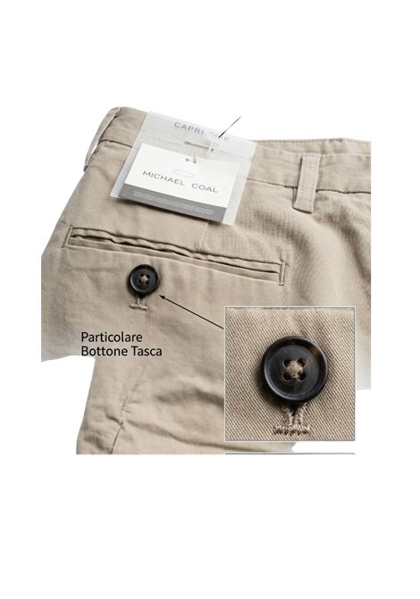 Pantalone Chino in Cotone Stretch MICHAEL COAL | Pantaloni | MC1.RICKY.237500120